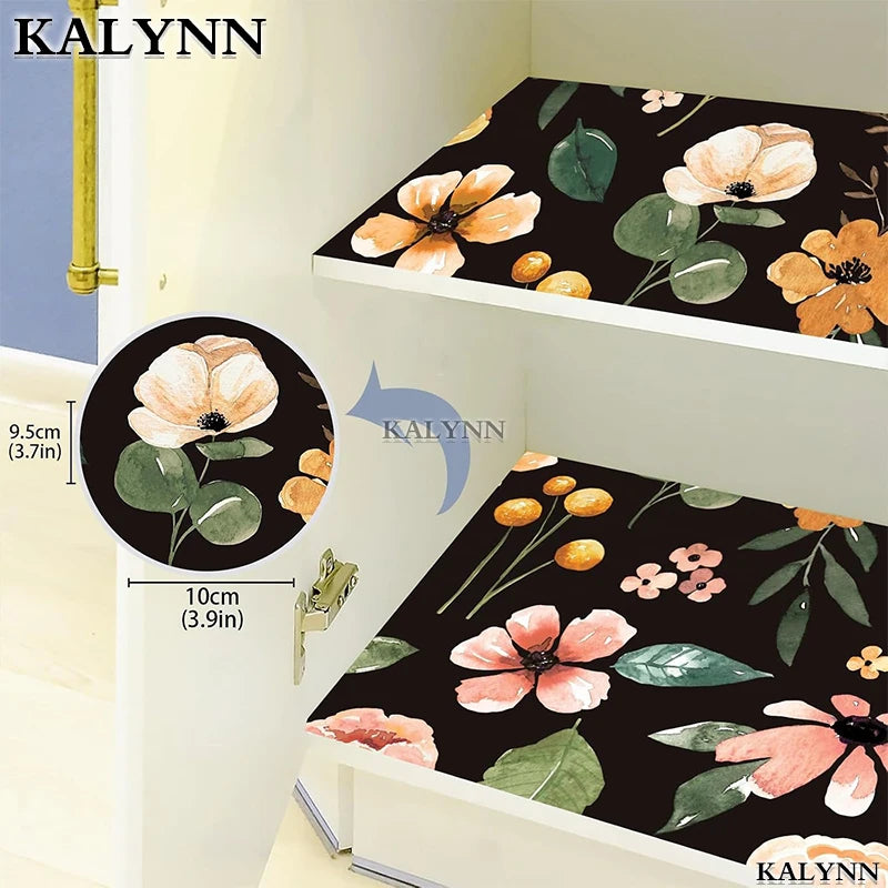 Floral Self Adhesive Wallpaper Peel Stick Contact Paper Kitchen Qme
