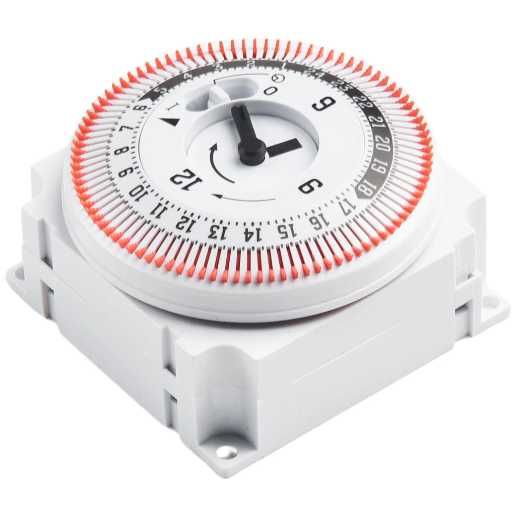 Switch Protection Panel Mechanical 24 Hour Timer Switch 250V 50Hz Industrial Timing Device High Quality Panel Switch Protector Qme