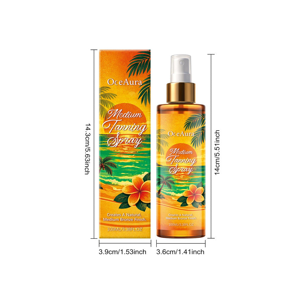 Self Tanning Spray Self Tanner Sunless Tanning Mist for Body Face Natural Looking Gradual Tan Sunless Tanner Spray for Men Women Qme
