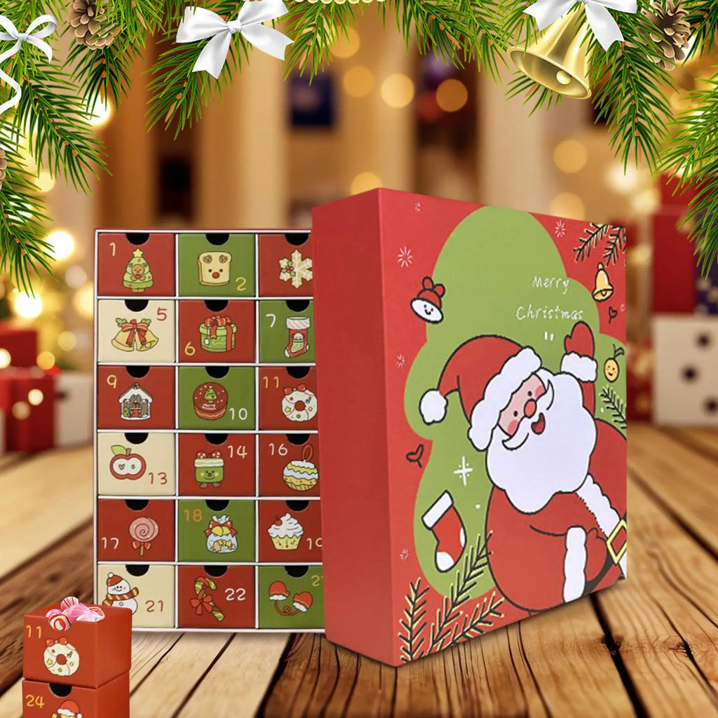 Calendar Advent Boxes Empty 24-Day 2025 Fillable Christmas Box Qme