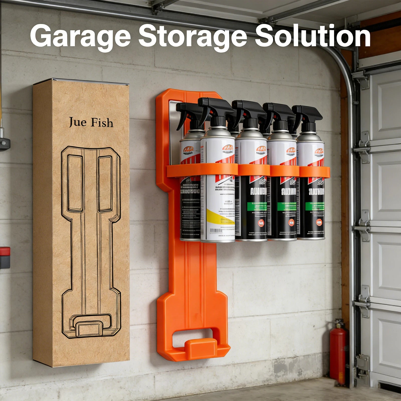 Portable Magnetic Aerosol Holder Strong Suction Does Not Fall off Saving Space Collecting Multiple Tools Household Storage Rack Qme