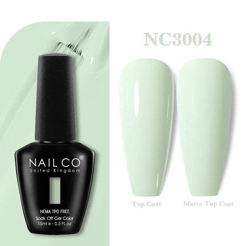 NAILCO Coat Base Gel Nail Polish Nails Art Semi Permanent Lacquer