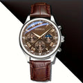 2026 GENEVA High Quality Men's Luxury Belt Fashion Quartz Watch Men Round Business Student Sport Waterproof Glow Clock Qme 2pc