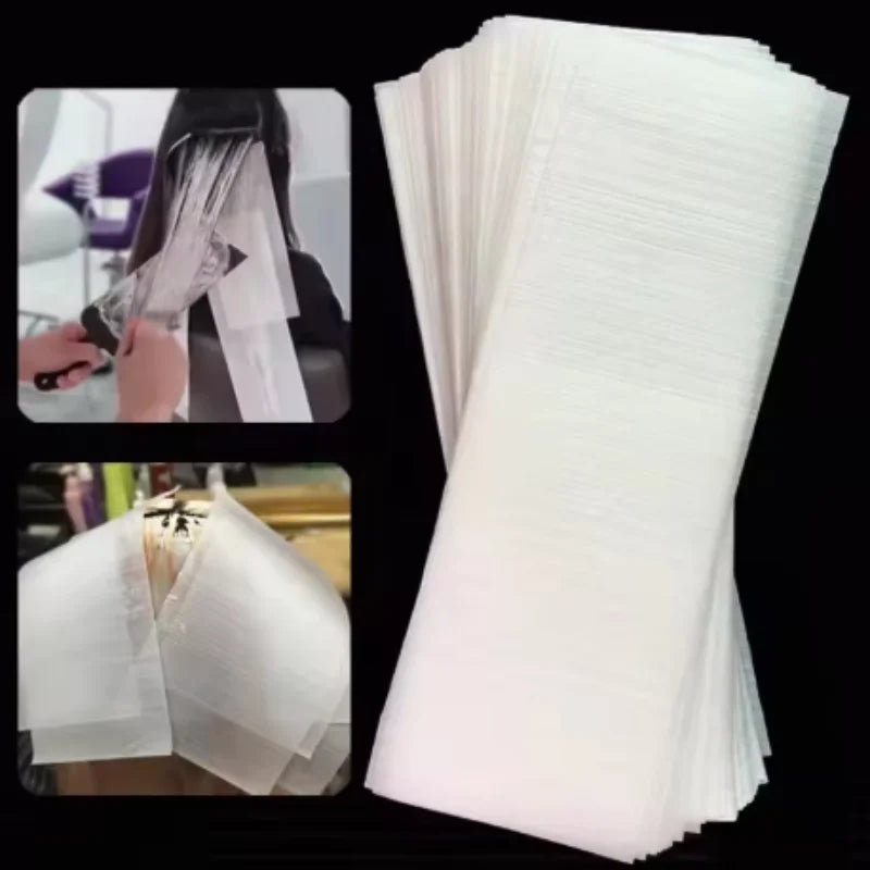 Hair Dye Paper Reusable Hair Color Foil Alternative Highlight Sheets Salon Barber Hairdressing Hair Dyeing Accessories Qme