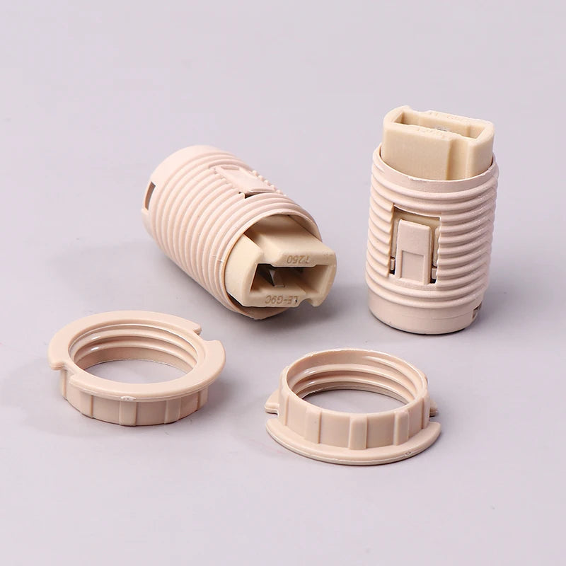 G9 Lamp Holder Ring Bases Socket Plastic Shell Ceramic M10 Bracket Qme