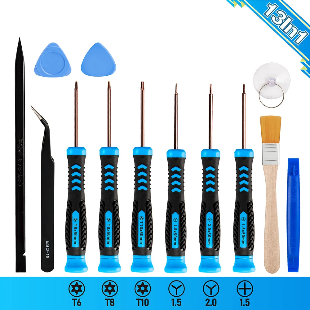 Mobile Phone Repair Tools Opening Screwdriver Iphone Nintend Ipad Qme 13 in 1 set