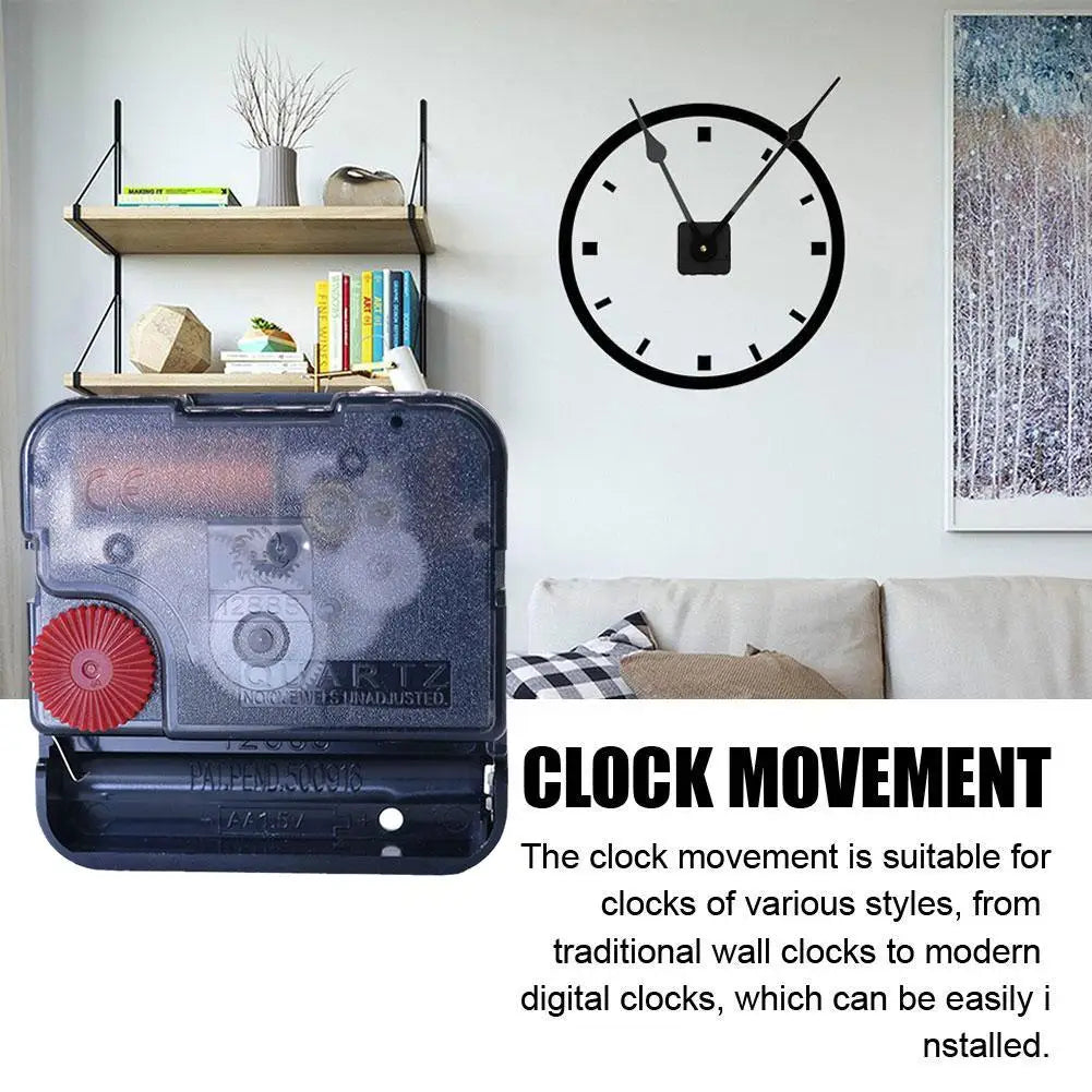 New Sweep Type Silent Wall Clock Movement Mechanism Kits Clock 12888 Repair Accessories DIY Quartz Watch Clockwork Replacement Qme