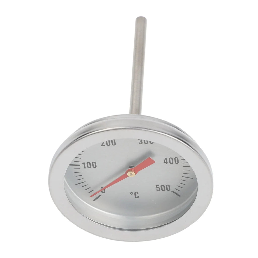 1x 500Degrees For Celsius Oven Thermometer With 70mm Long Sensor For Precise Controlling Stainless Steel BBQ Cooking Thermometer Qme