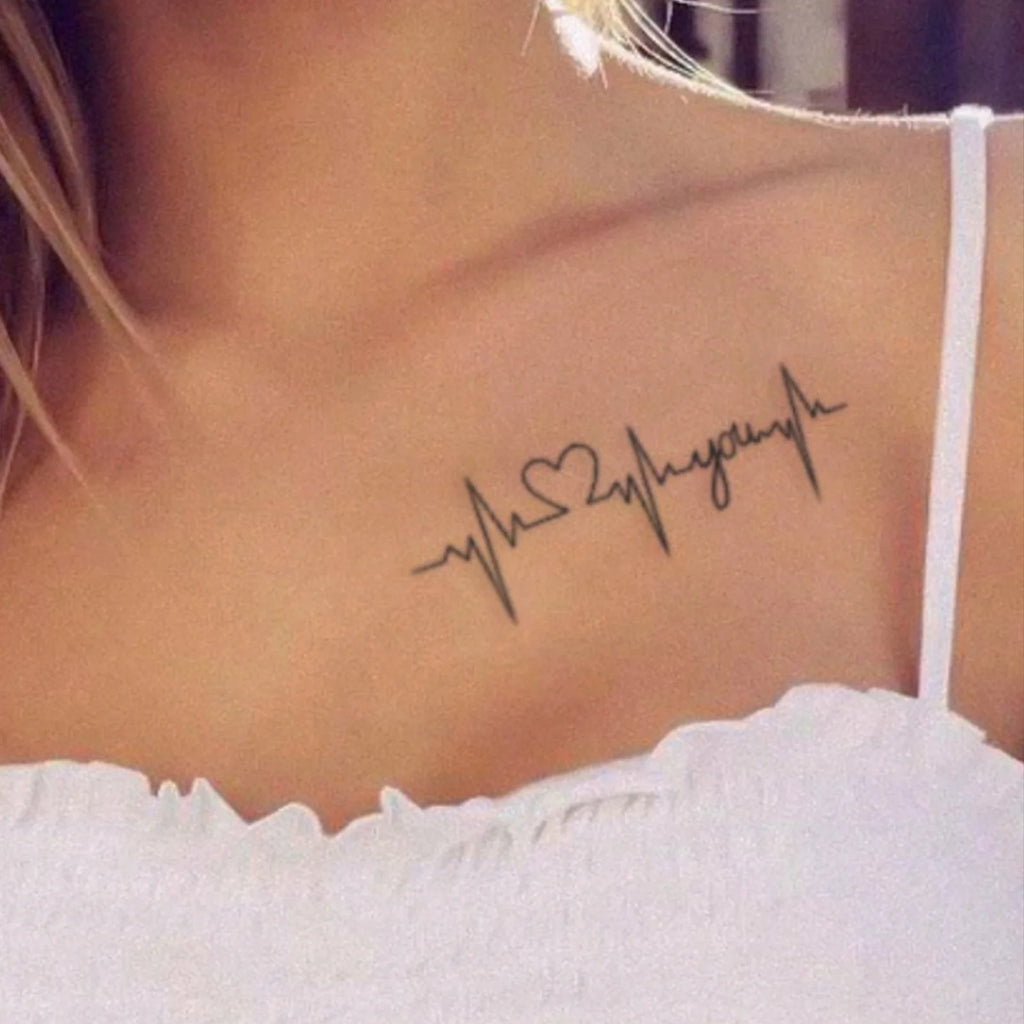 Minimalist Leaf Vine Tattoo Sticker Waterproof Long Lasting Fine Line Temporary Tattoo for Women Finger Hand Qme