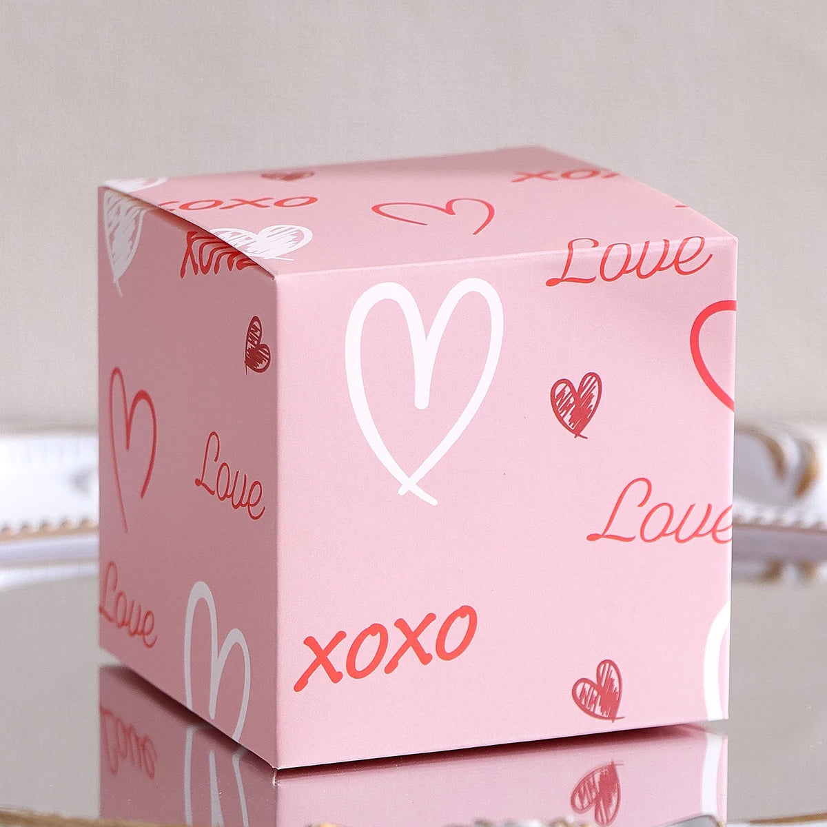 10Pack Elegant Mini Gift Boxes - Perfect for Valentine's Day, Weddings and Celebrations - Great for Candies, Chocolates and Smal Qme Pink Xoxo 10Pcs Other Other