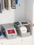 Outdoor Multifunctional Hat Storage Box With Large Capacity Baseball Cap Storage And Dust-Proof Storage Box With Lid Qme 2pcs Grey