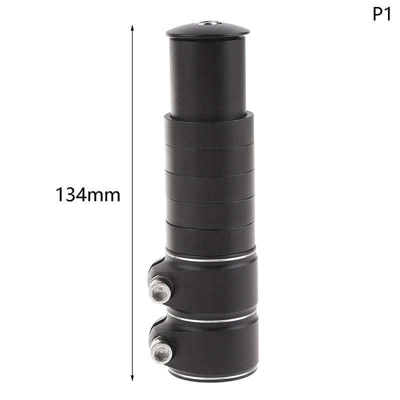 Bike Stem Fork Bicycle Handlebar Extension Riser Rise Up Adapter Qme 13.8CM