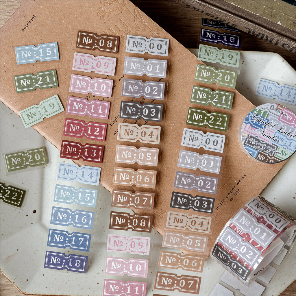 TIANZI 40mm*2m Labeling primitives Decorative Tape Creative Washi Tape Back to School School Stationery Qme