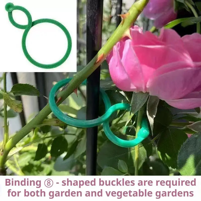 Horticultural Planting Clips Twist Clip Ties Garden Plant Support Qme