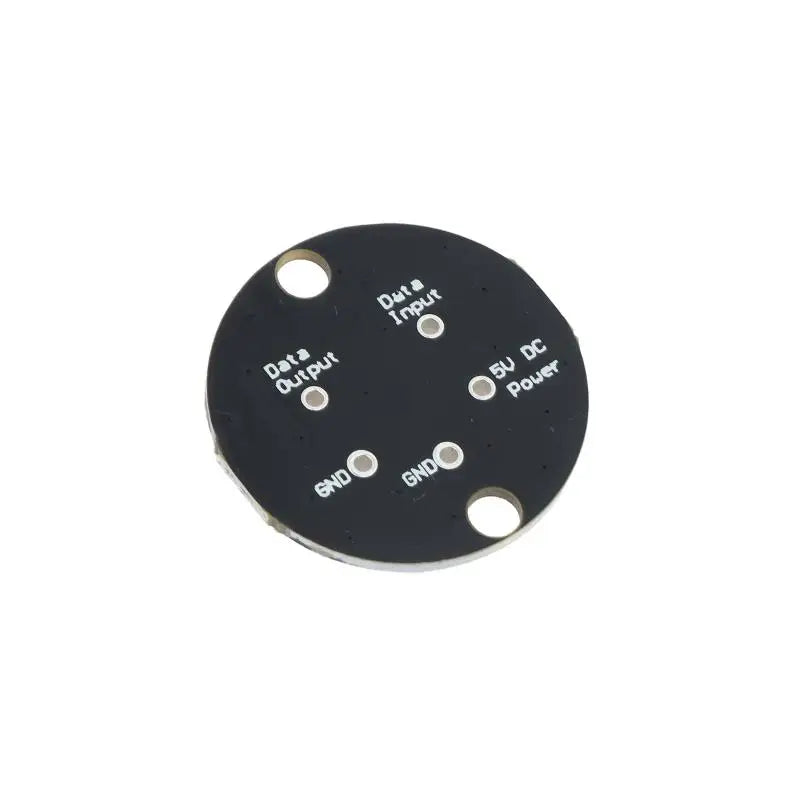 WS2812 7Bit Round LED Circuit Board Programmable Brightness Module Qme