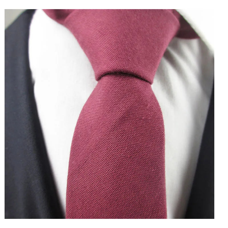 Fashion Mens Necktie Solid Wool Ties Jacquard Woven Ascot Navy Blue Qme COLOR4