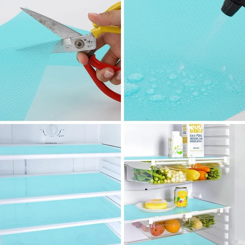 Refrigerator Mat Waterproof Washable Mildew-proof Oil Cabinet Drawer Qme