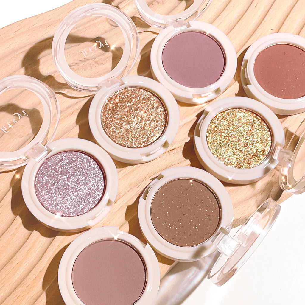 Single-color Eyeshadow Matte Shimmer High-pigment Brightening Qme