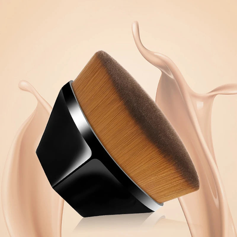Professional Grade Foundation Brush Petal-shaped Flat Kabuki Cream Qme