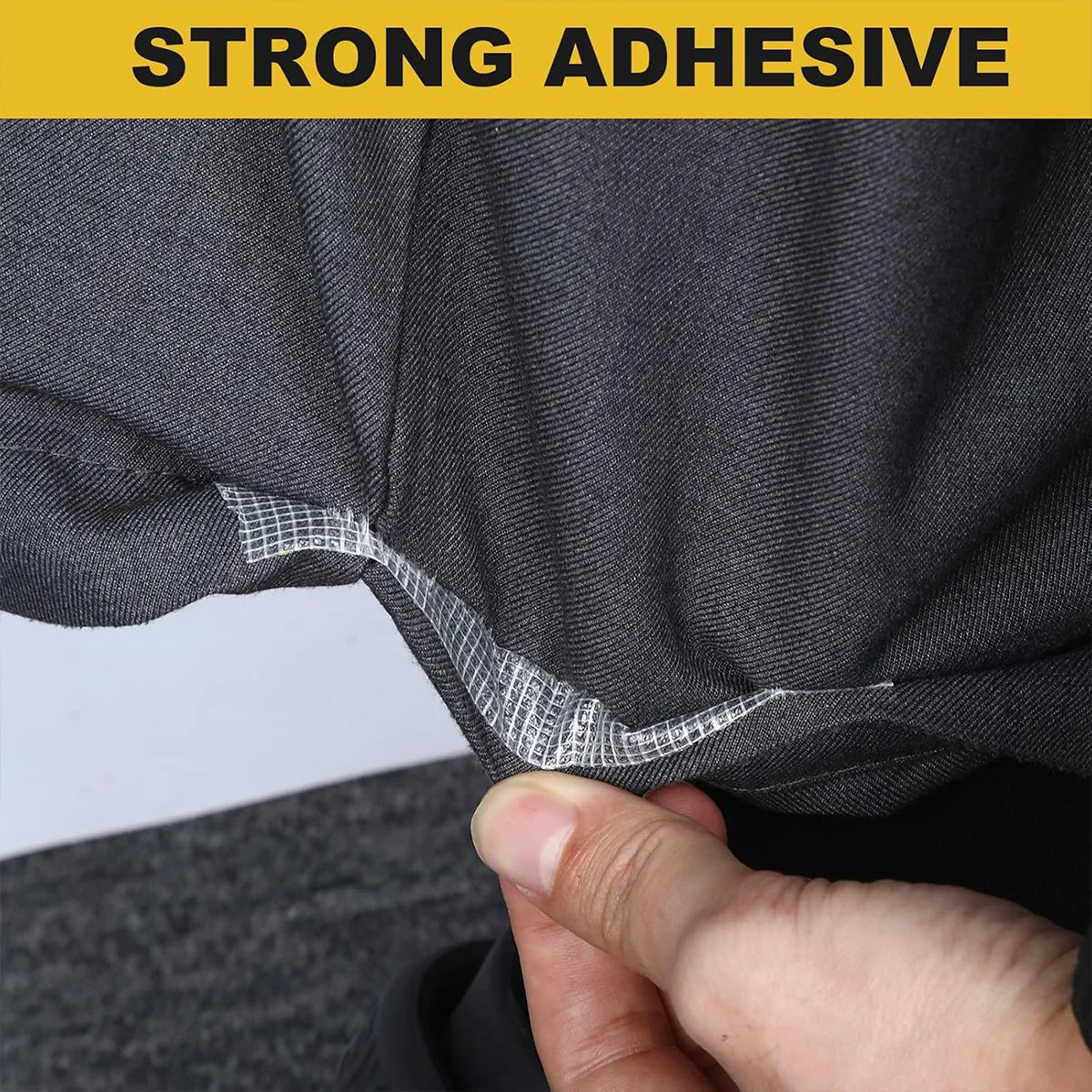 Double Sided Tape Translucent Mesh with Fiberglass Mesh High Tack Strong Adhesive for Carpet Wall Craft Qme