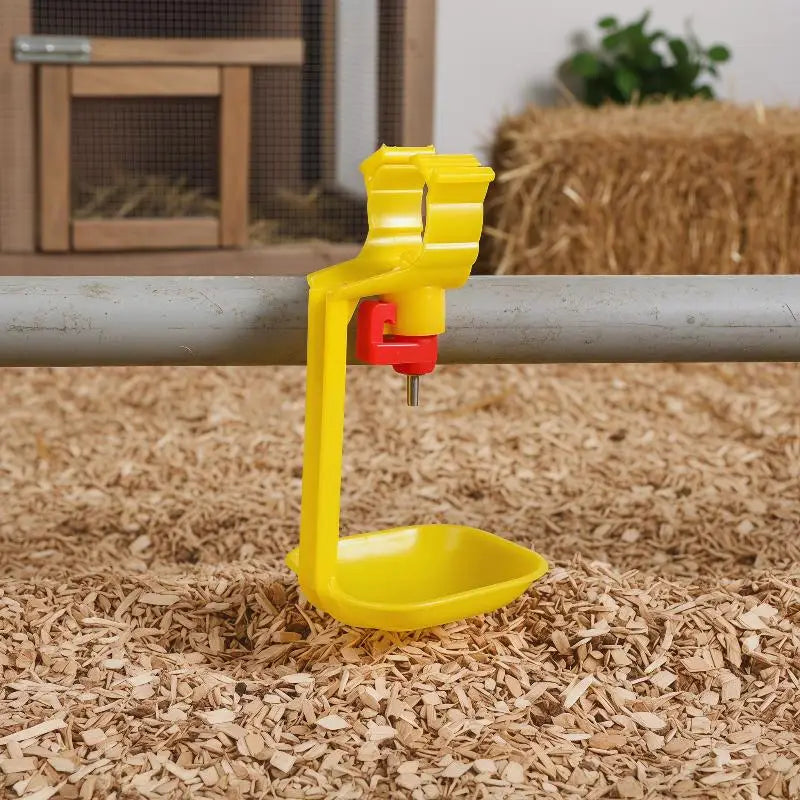 5 Automatic Chicken Water Drinking Cup Balls Pipe Nipple Drinkers Qme