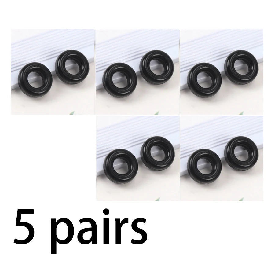 5 Pairs Comfortable Silicone Anti-slip Ear Hooks Women Men Antiskid Qme B4