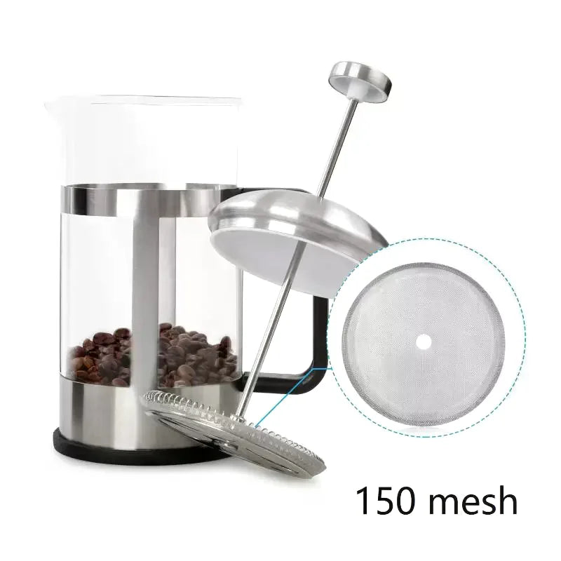 Stainless Steel French Press Filter Screens Reusable Fine Mesh For Home Coffee Brewing Qme