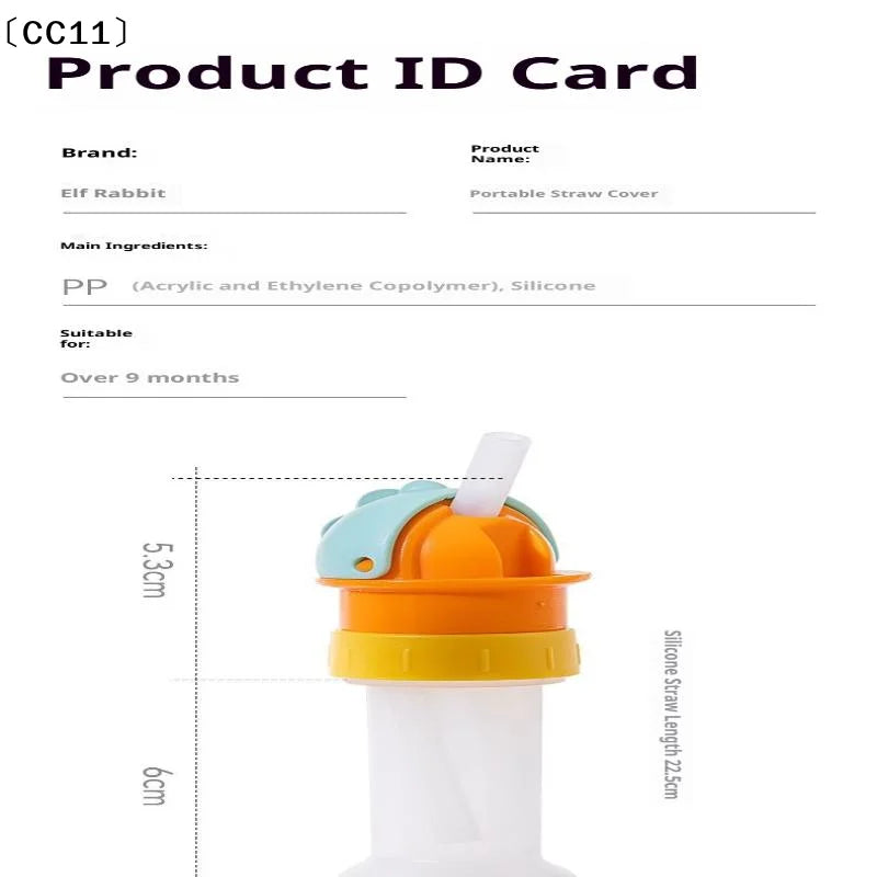 Kids Anti Sip Valve Straw Bottle Lid Detachable Calibers Beverages Qme