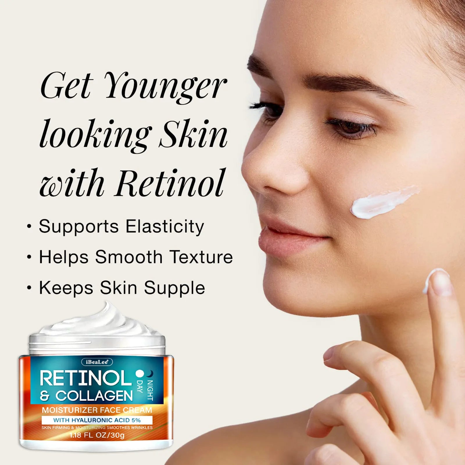 Retinol Anti-wrinkle Cream For Men Collagen Anti-Aging Removal Face & Neck Wrinkle Efficient Moisturize Firming Korean Skin Care Qme