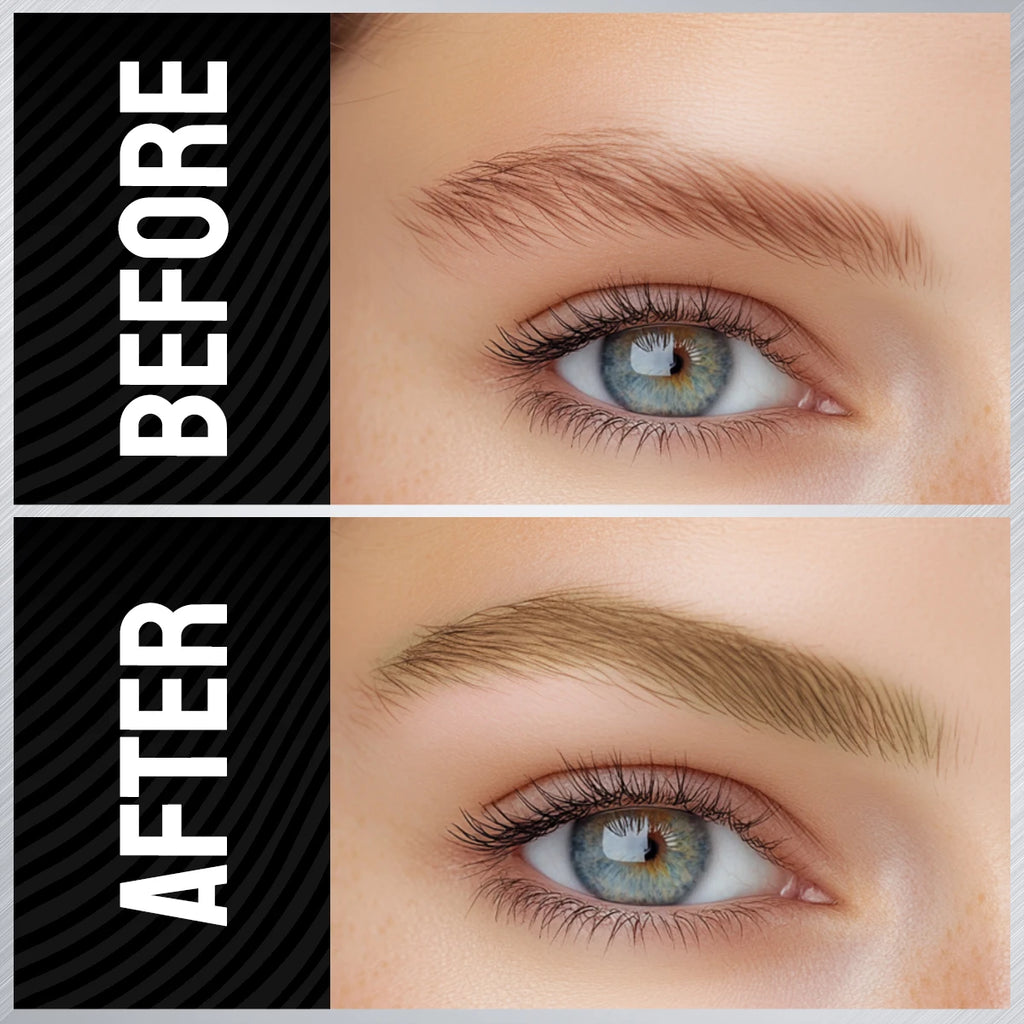 Curved Eyebrow Pen - Eyebrow Pencil, Brow Pencil 2-in-1 Dual-Ended Microblading Eyebrow Pen Qme