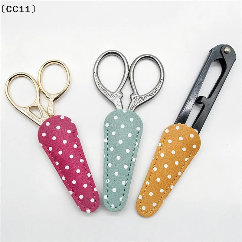 Creative Scissors Sheath Covers Protector PU Leather Tip Qme