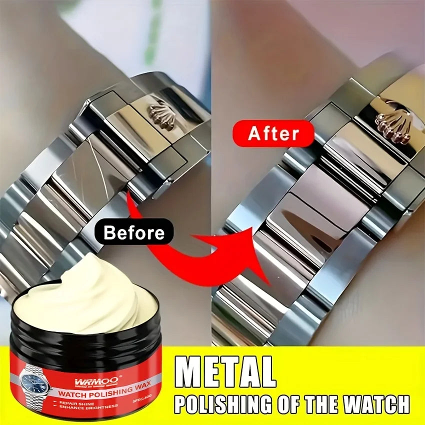 Instant Watch Polishing Paste - Metal Frame Renewal Cream, Strap and Screen Scratch Repair, Metal Jewelry Repair Qme