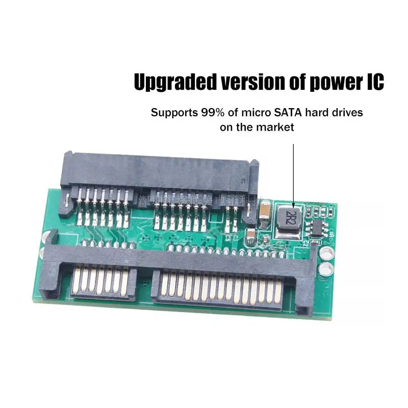 High-performance 1 8 Micro SATA 2 5 Adapter Card 3 3V Laptop SSD Qme