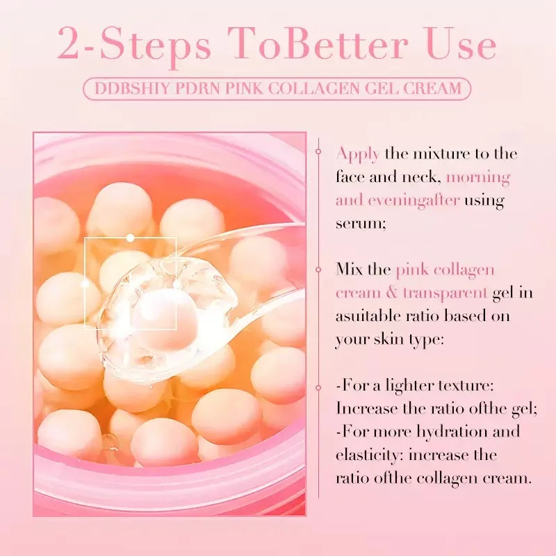 Collagen Pearl Filling Facial Cream For Face Women Lifting Firming Moisturizing Korean Cream Face Cream Skin Care Qme
