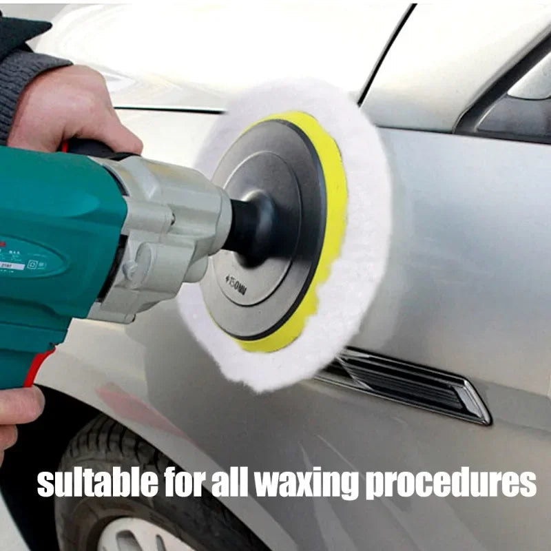 3/4/5/6/7 Inch Polishing Kit One Polishing Pad Car Waxing Sponge Disk Wool Wheel Auto Paint Care Polisher Pads for Car Polisher Qme