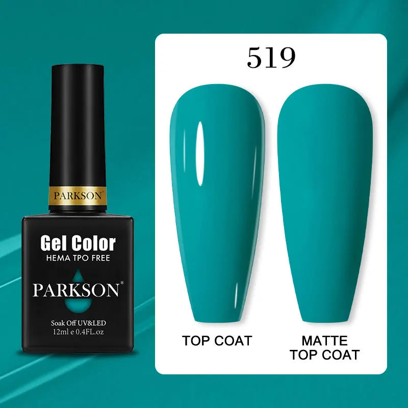 Parkson Colorful Nail Gel Polish Lacquer Soak Off UV LED Long Lasting