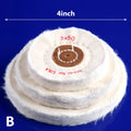 Buffing Polishing Wheel Cotton Lint Cloth Buffing Wheel Gold Silver Jewelry Mirror Polishing Wheel Flannelette Qme 3inch