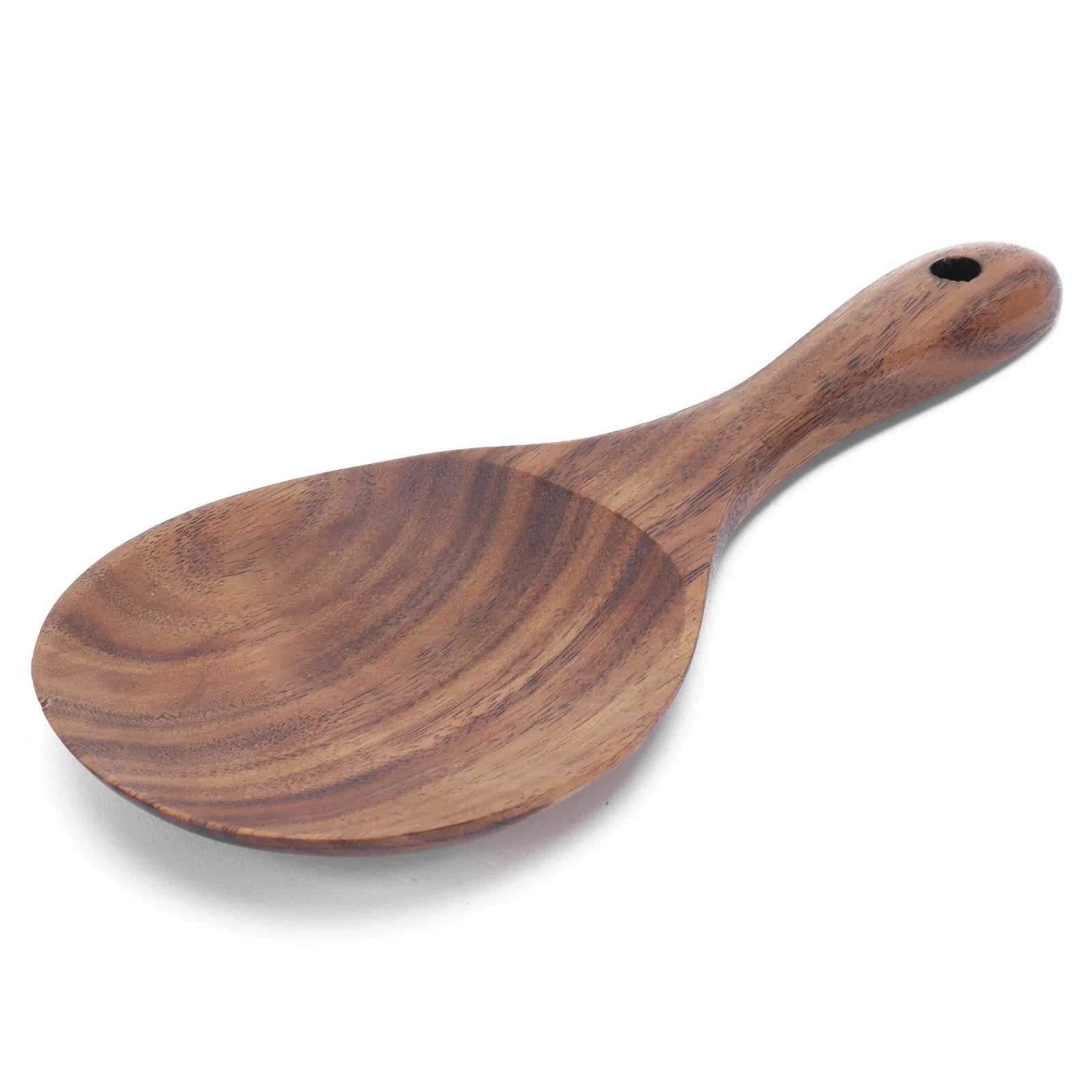 Wood Rice Spoon Rice Paddle Scoop Wooden Kitchen Spoon Ladle Tablespoon Big Serving Spoon Wooden Kitchen Utensils Tableware Qme