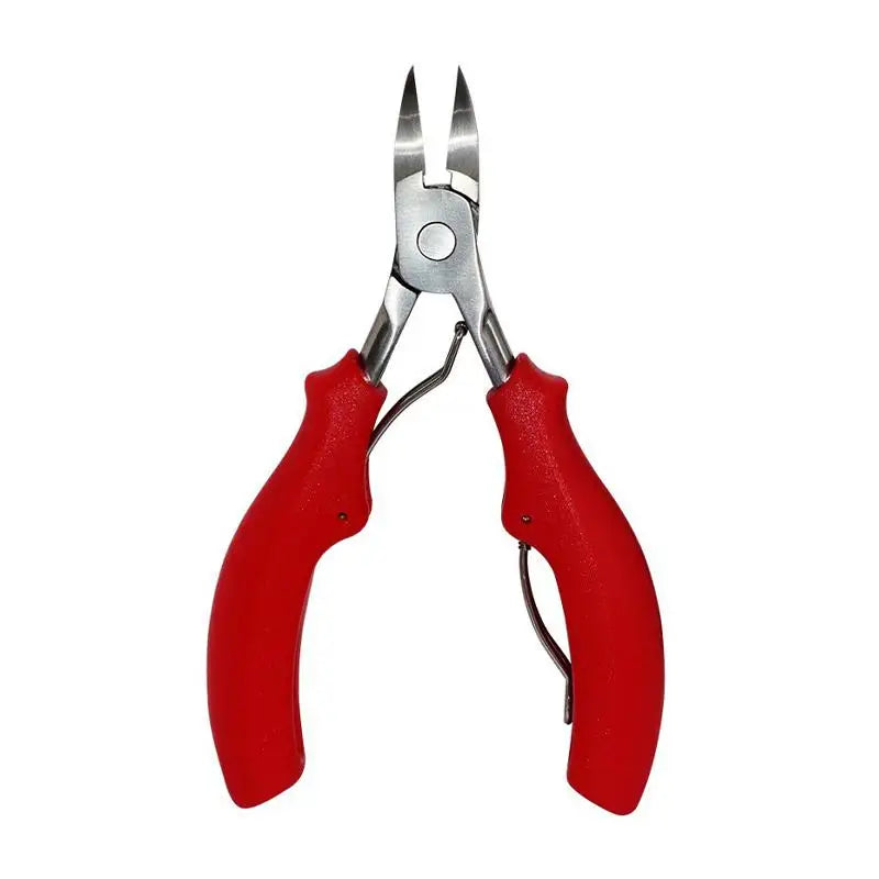 Toenail Cuticle Nipper Clipper Tool Perfect Nail Art Manicure Sessions Qme one size Red