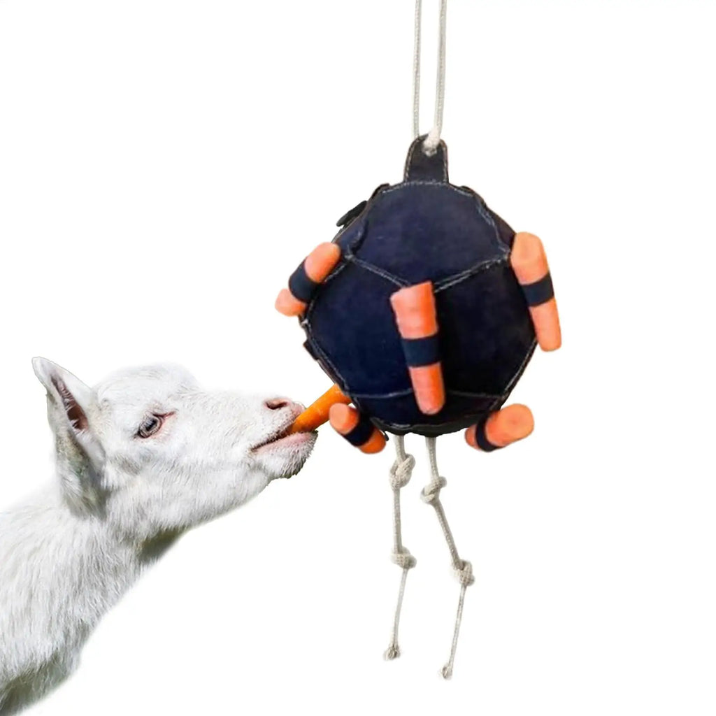1PC Horse Enrichment Toys Carrot Slow Feeder For Horse Hangable Equine Feeding Toy For Training Farm Goat Stable Field Boredom Qme