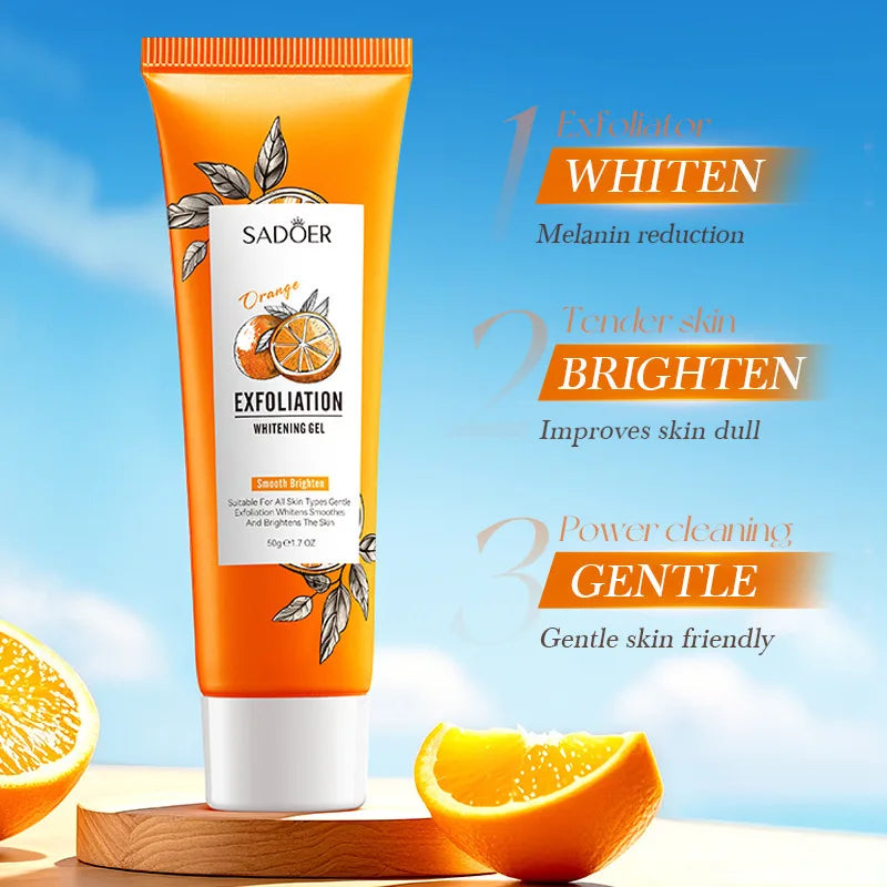 Face Exfoliating Gel Deep Cleansing Pores,Remove Dead Skin Purify Gentle Exfoliate Oil Control Moisturizing Face Scrub Skin Care Qme
