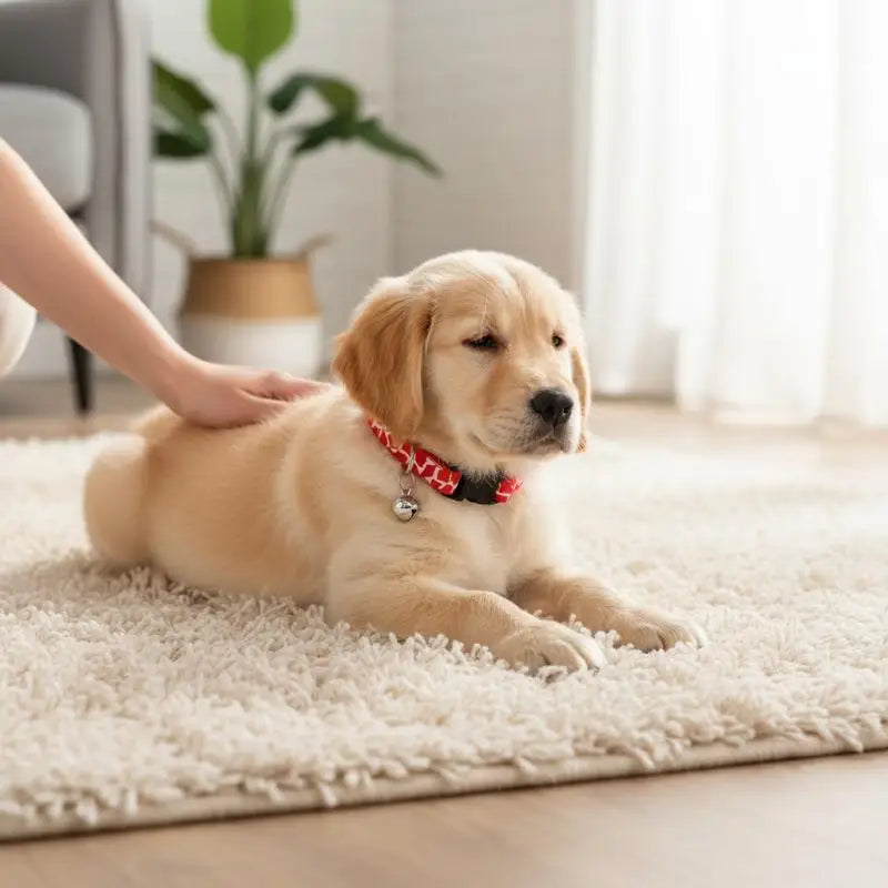6 Colors Pet Cat Puppy Buckle Collar Bell Footprint Mix Anti-lost Dog Qme