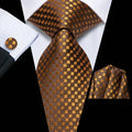 Complete Men's Tie Accessories Bundle Classic Pocket Handkerchief Qme DPTH-LDSN3910
