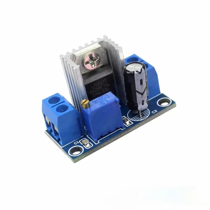 LM317 DC-DC Converter Buck Step Down Circuit Board Module Linear Regulator LM317 Adjustable Voltage Regulator Power Supply Qme LM317
