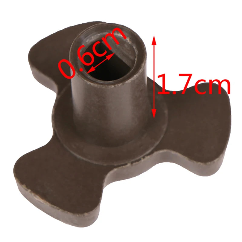 2Pcs 17mm Microwave Oven Turntable Roller Guide Support Coupler Tray Shaft. Qme