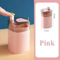 Toothpick Storage Box Living Room Dining Room Automatic Pop-up Toothpick Box Household Push Toothpick Holder Dispenser Qme Pink