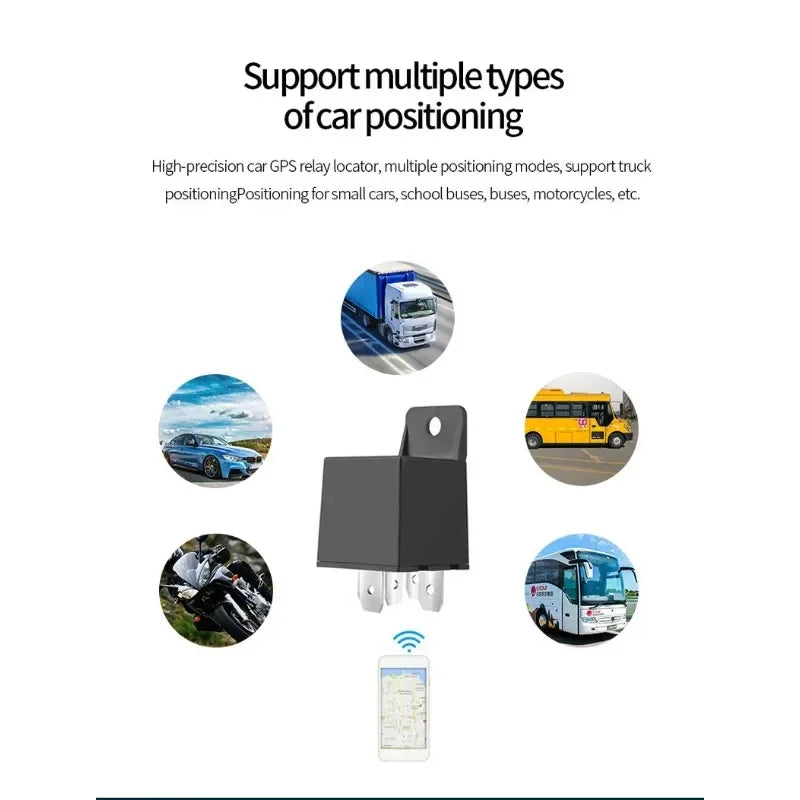 Anti-theft Tracker for Automobile and Electric Vehicle with GPS Locator Track Playback of Relay Positioning Qme