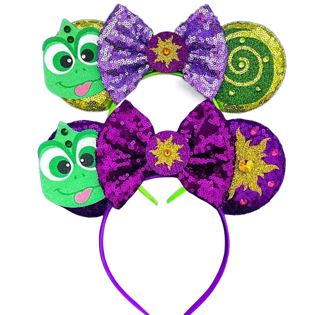 Sunflower Fashion Mouse Ears Princess Headband For Kids Band For Women Hair Accessories Girls Sequins 5" Sequin Bow Headwear Qme Headband 14