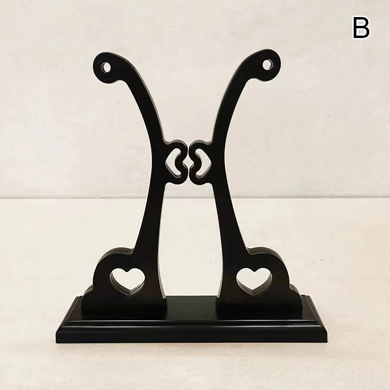 Support Bride Wedding Fan Base Stand Display Holder Circular Home Qme B