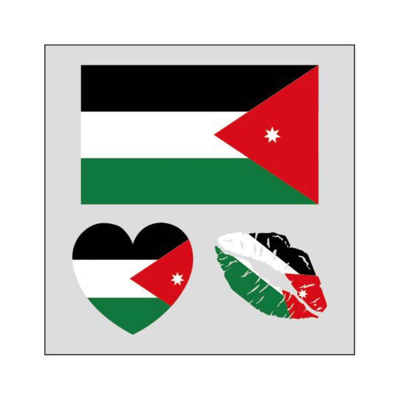National Flag Football Fan Temporary Tattoos Face Body Decorative Stickers Event Cheering Props Suitable for Adults and Children Qme M